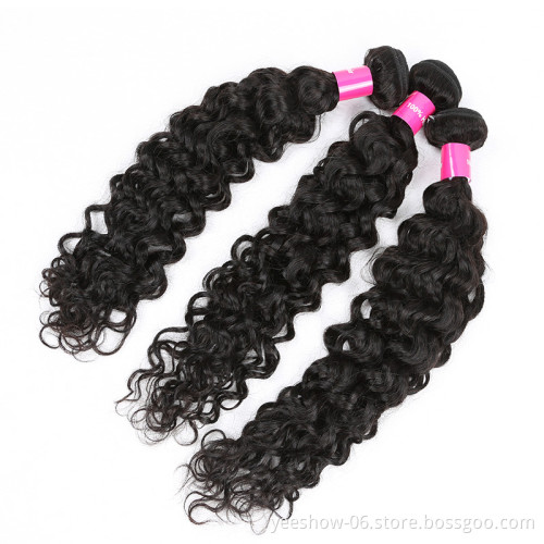 wholesale  brown and blonde brazilian water weave unprocessed frontal vendors 12 a grade hair bundles